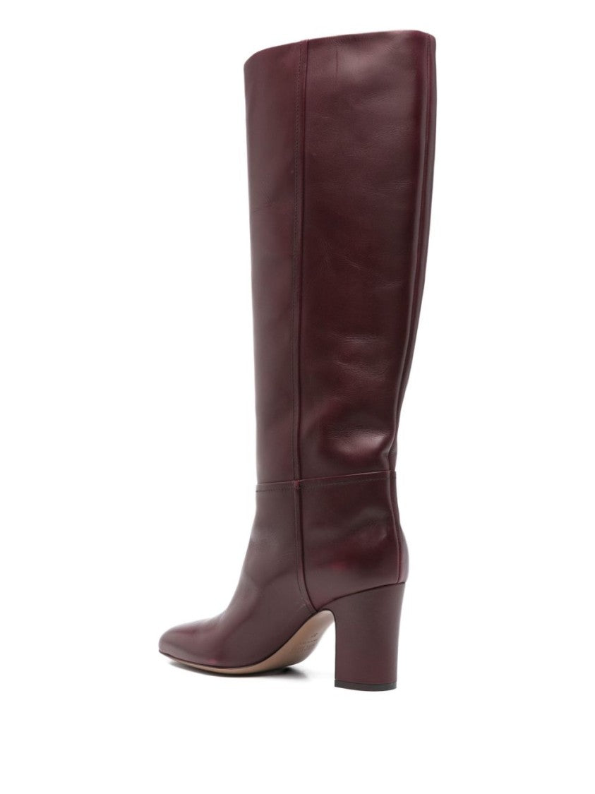 Paris Texas Bordeaux Ankle Boots With Pointed Toe
