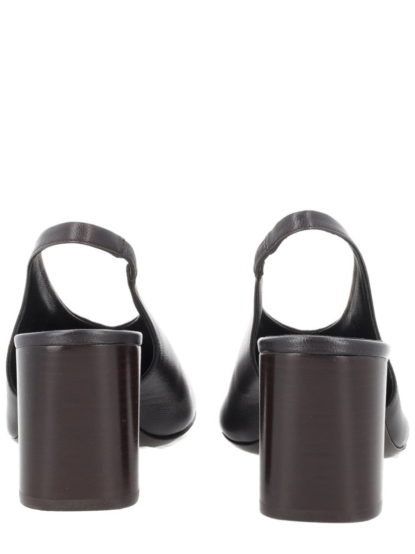 Lemaire Neutral Glove Rounded Toe Leather Pumps