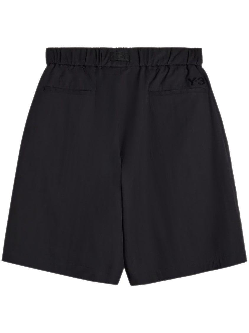 Y-3 Relaxed Fit Minimalist Shorts With Adjustable Belt