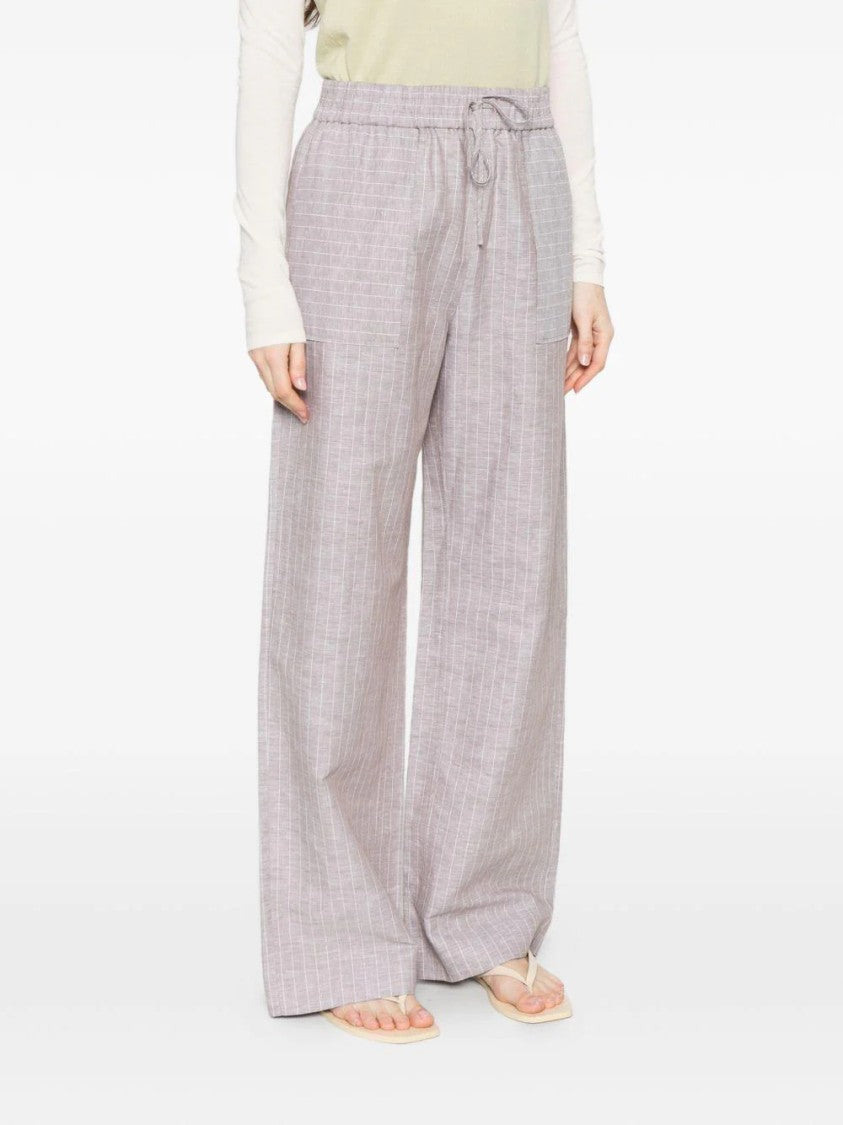 Max Mara Wide-Leg Pants With Elastic Waistband