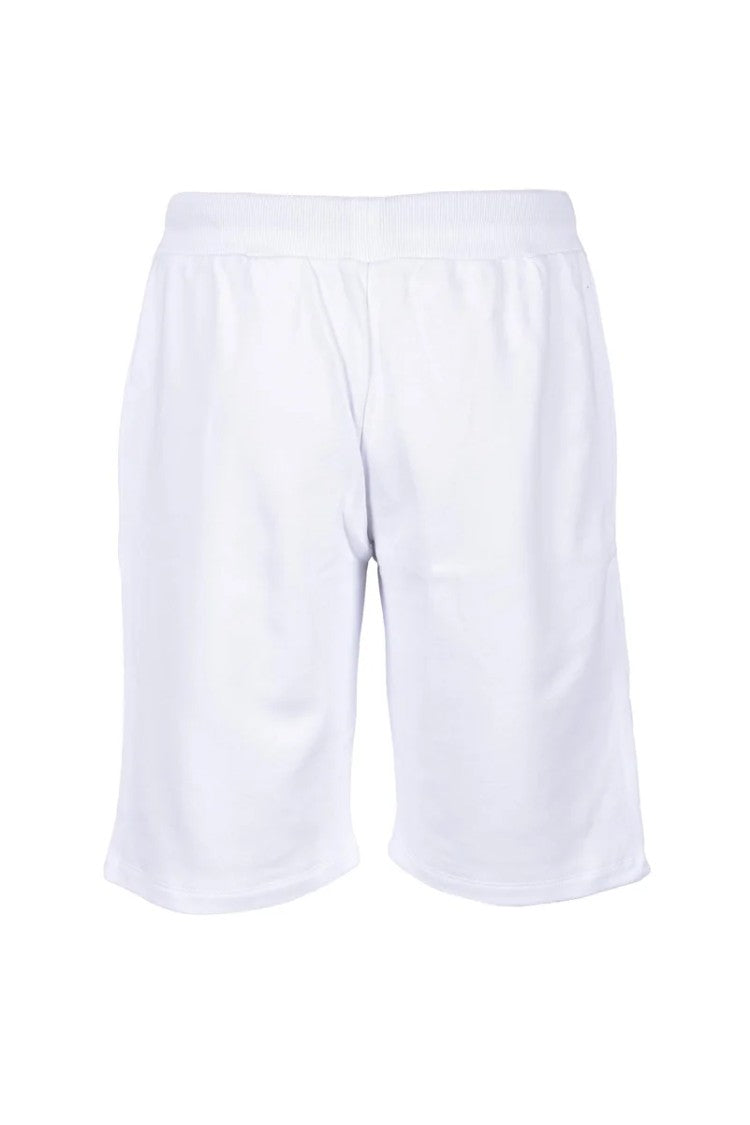 Takeshy Kurosawa White Minimalist Cotton Bermuda Shorts