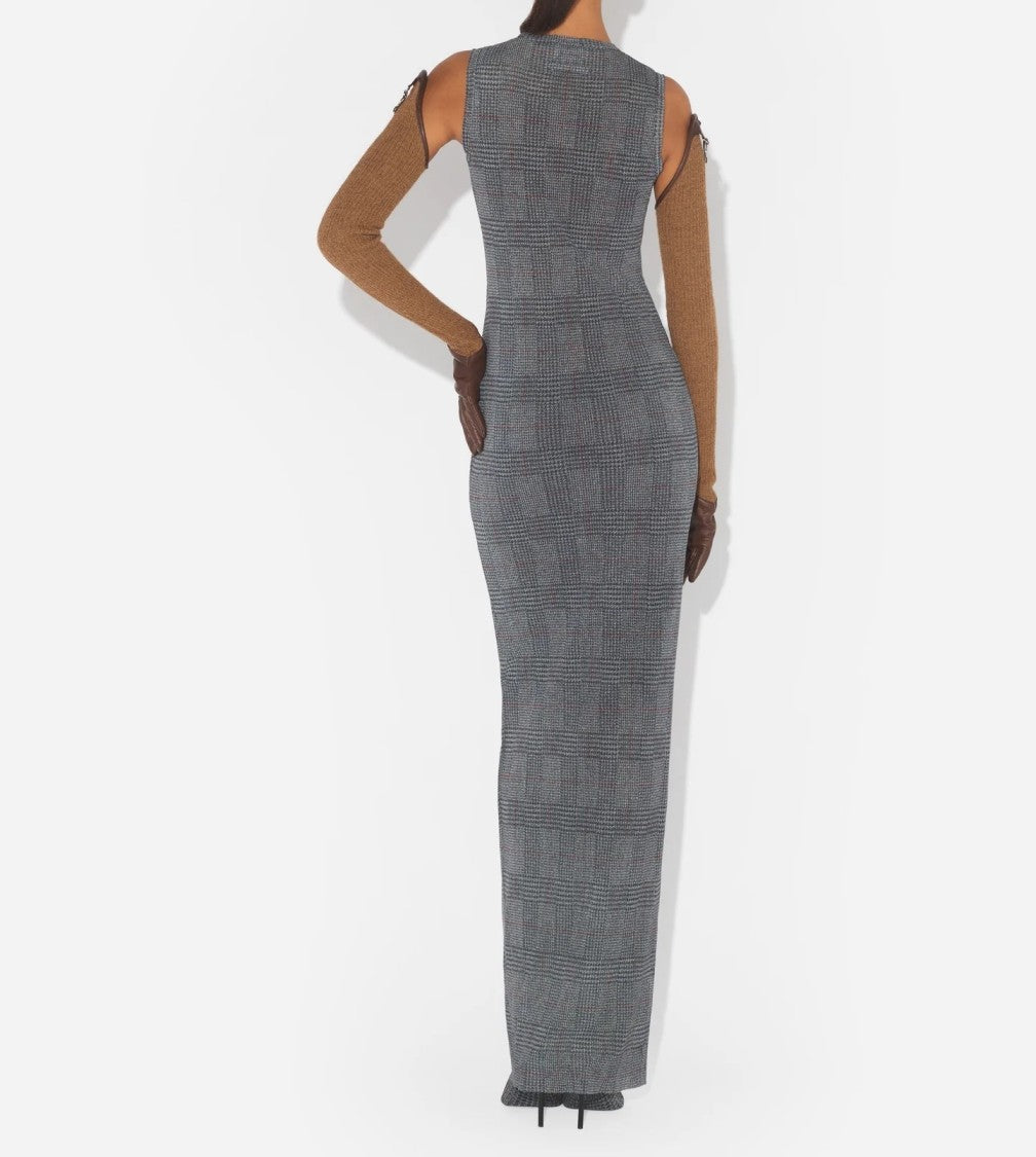 Jean Paul Gaultier Long Grey Tulle Dress