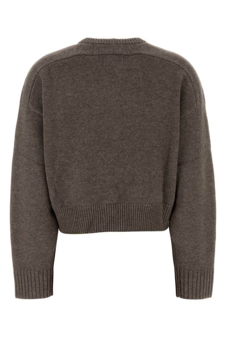 Loulou Studio Mud Wool Blend Bruzzi Sweater