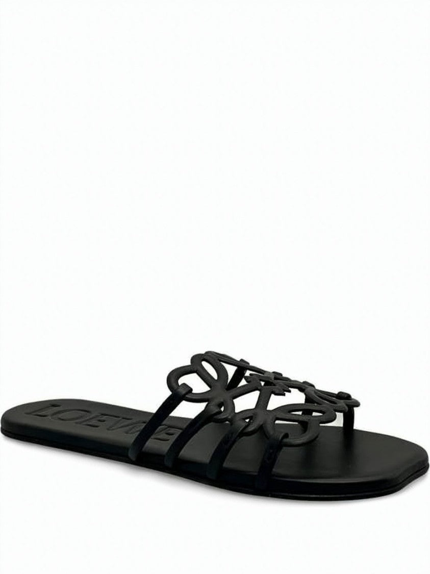 Loewe Flat Mule Sandal With Square Toe