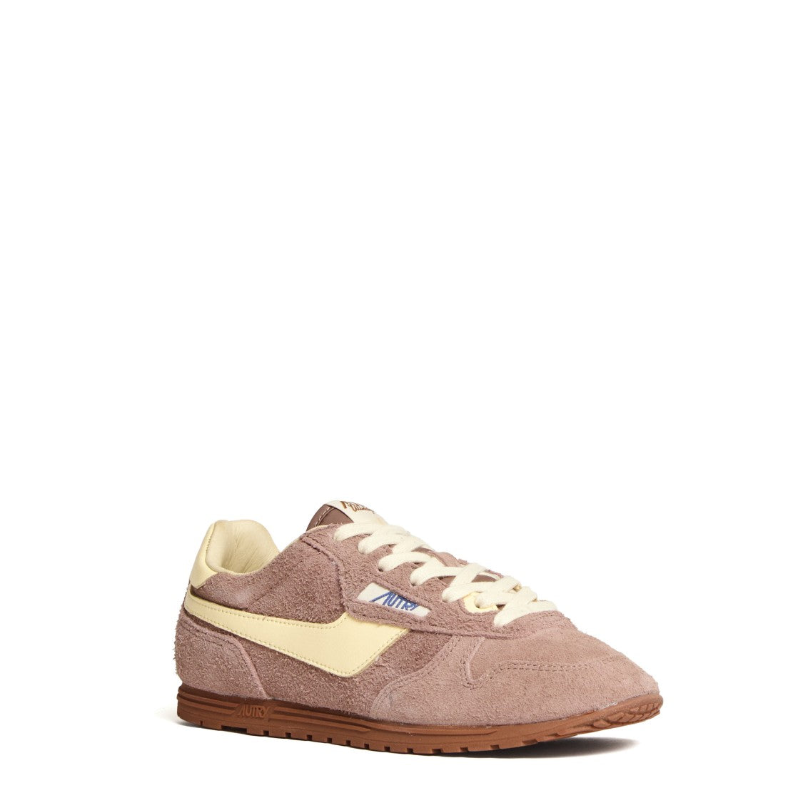 Autry Windspin Shaved Suede Running Sneakers