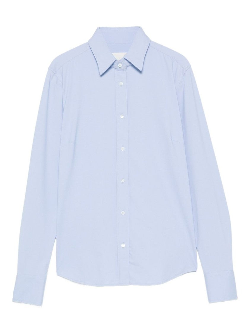 Xacus Light Blue Long-Sleeve Shirt With Classic Collar