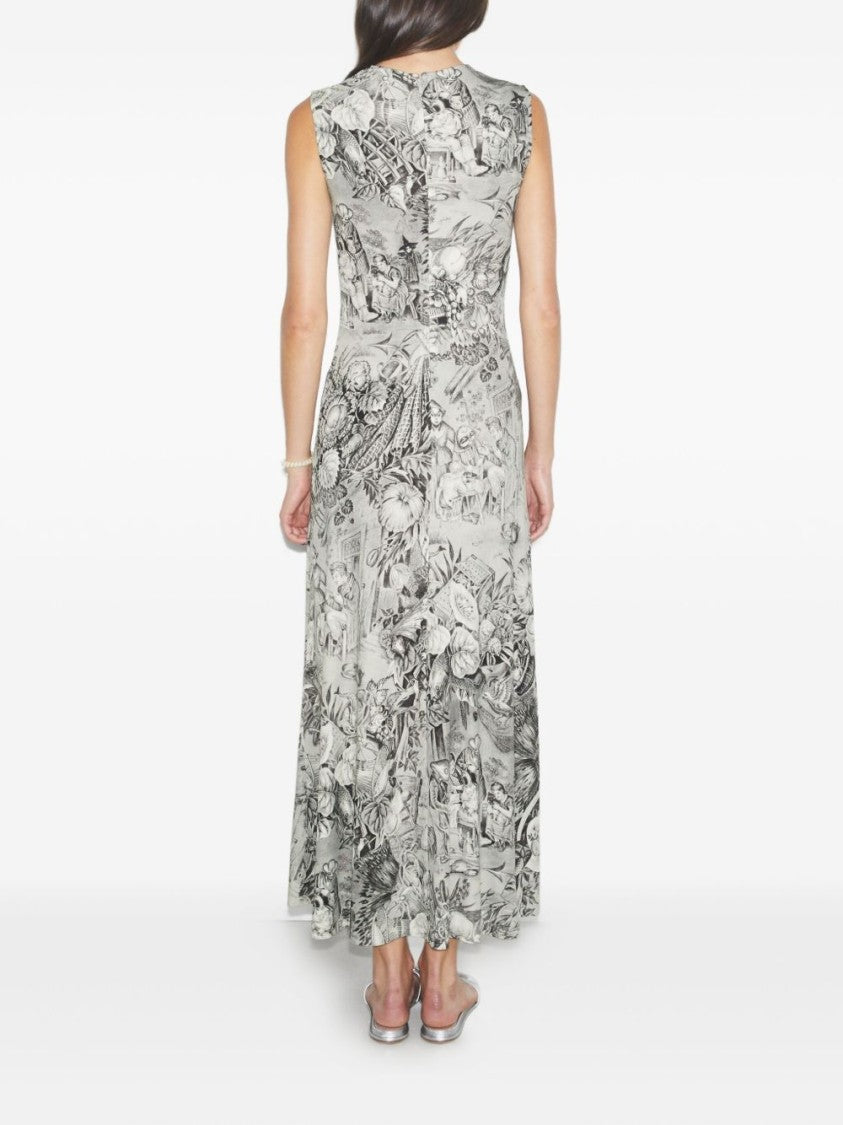 Tory Burch Long Printed Dress