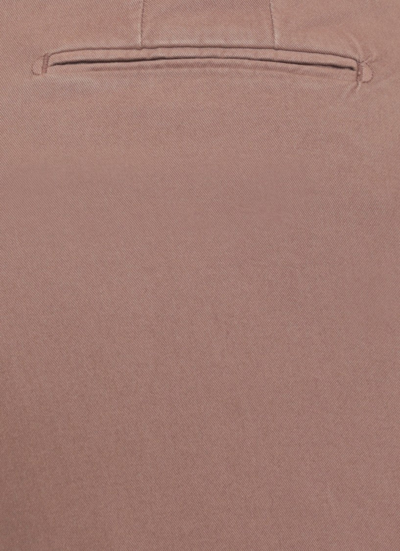 Briglia 1949 Brown Jeangw Cotton-Blend Straight-Leg Pants