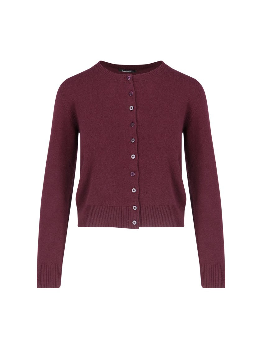 Canessa "Cashmere Twinset" Brown Cardigan