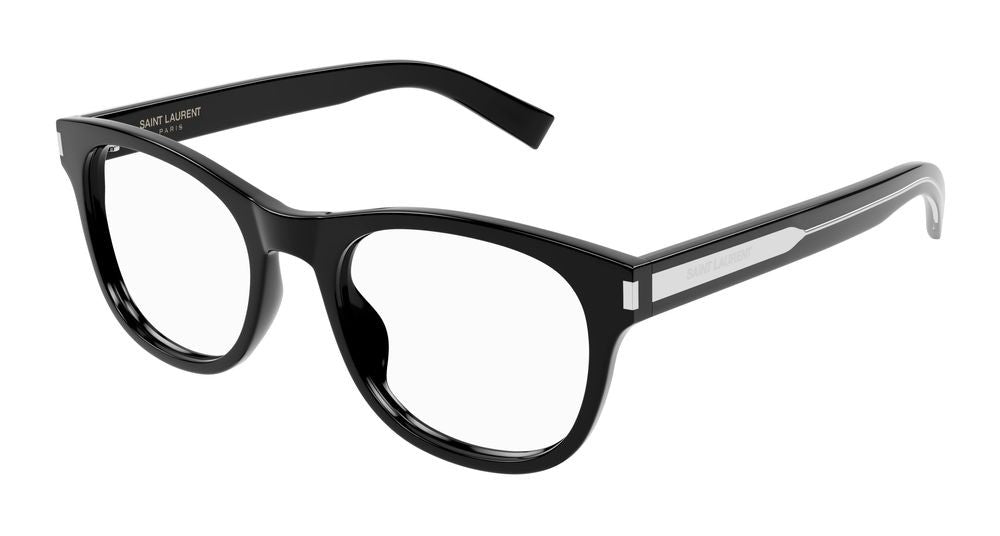 Saint Laurent Eyeglasses Sl 663 001 Black Crystal Transparent 53/20/145