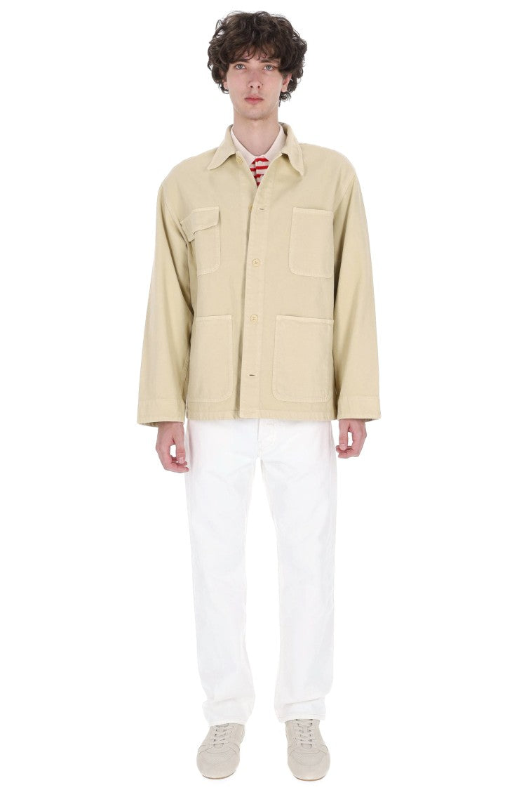 A.P.C. Loose Fit Cotton Denim Overshirt Jacket