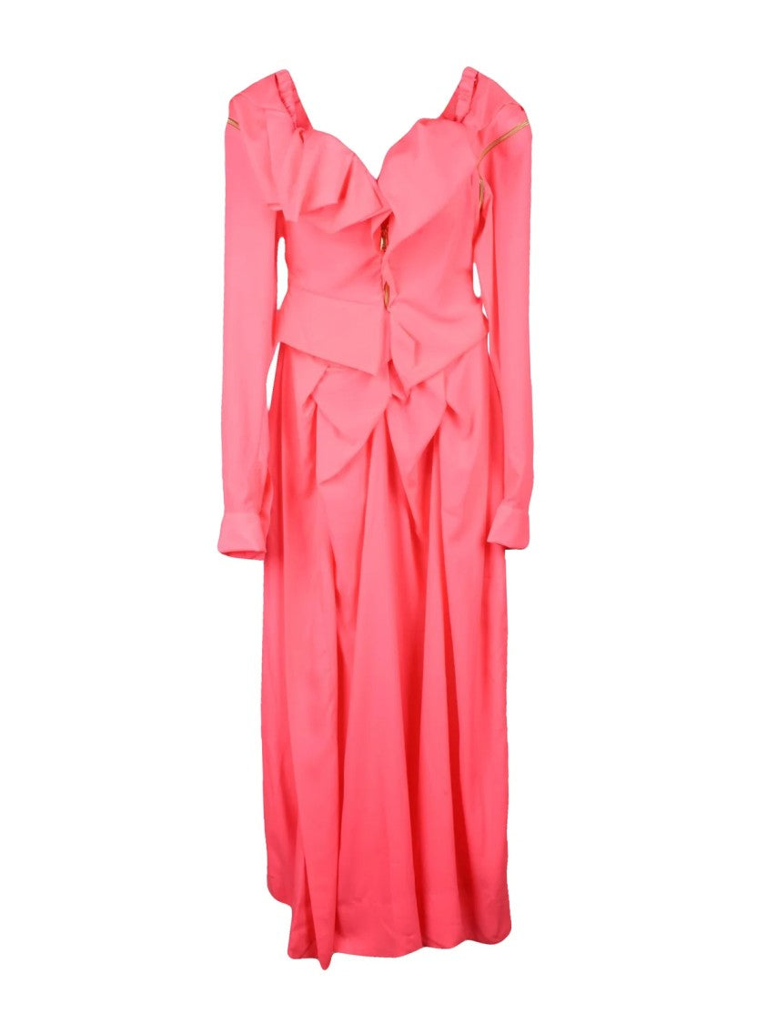 Vivienne Westwood Asymmetric Design Midi Dress