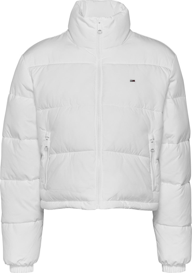 Tommy Jeans Quilted Insulated Jacket With Adjustable Fit And Convenient Pockets