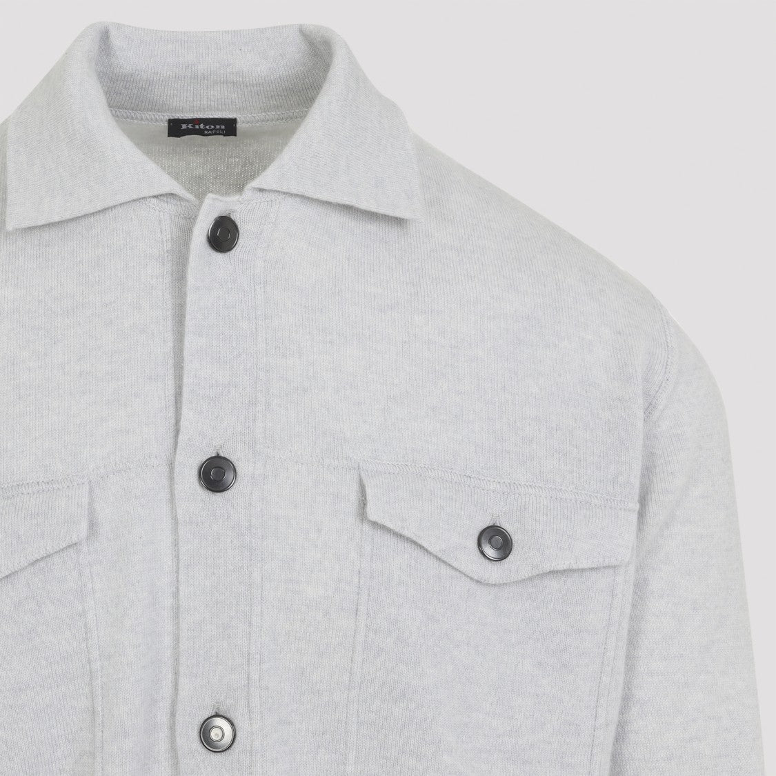 Kiton Grey Cashmere Jacket