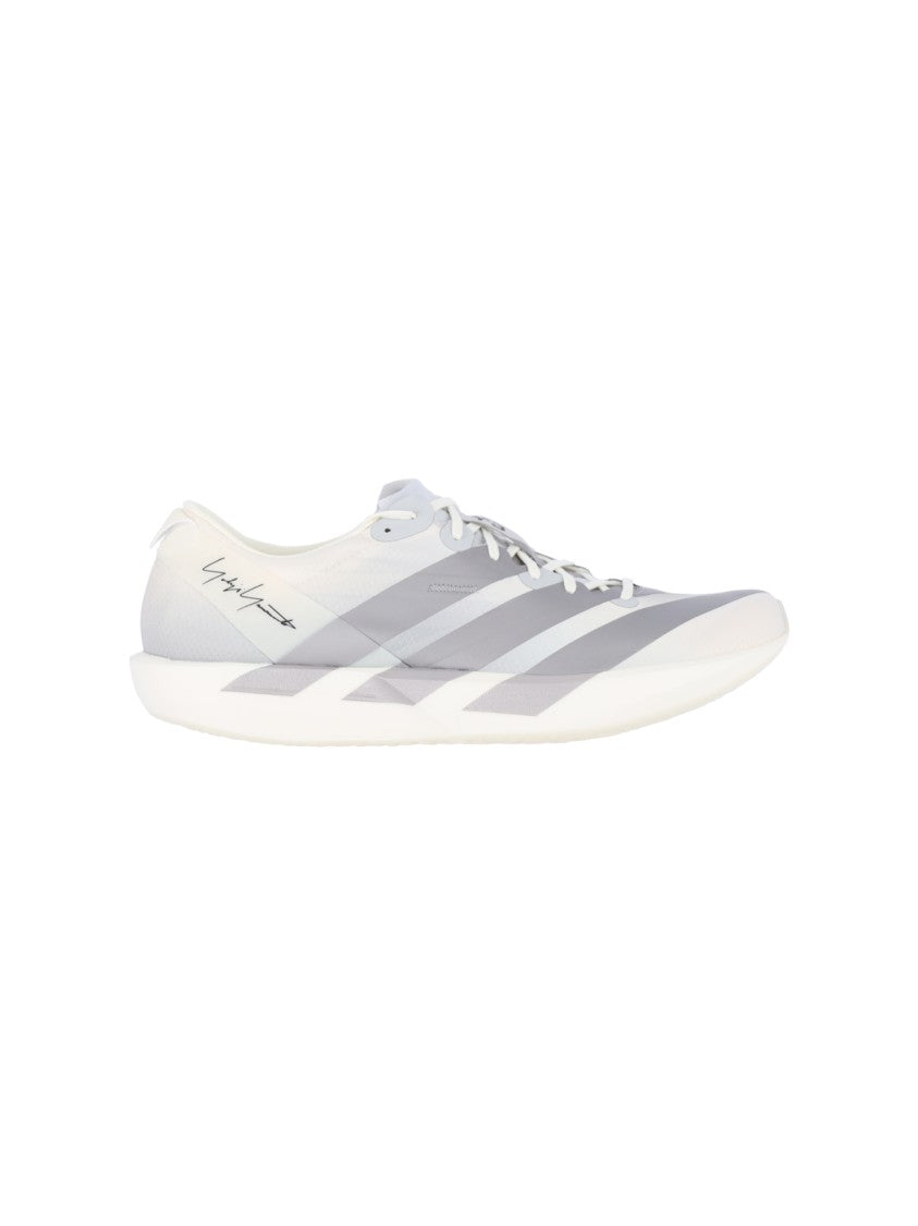 Y-3 White Adios 9 Contrast Sneakers