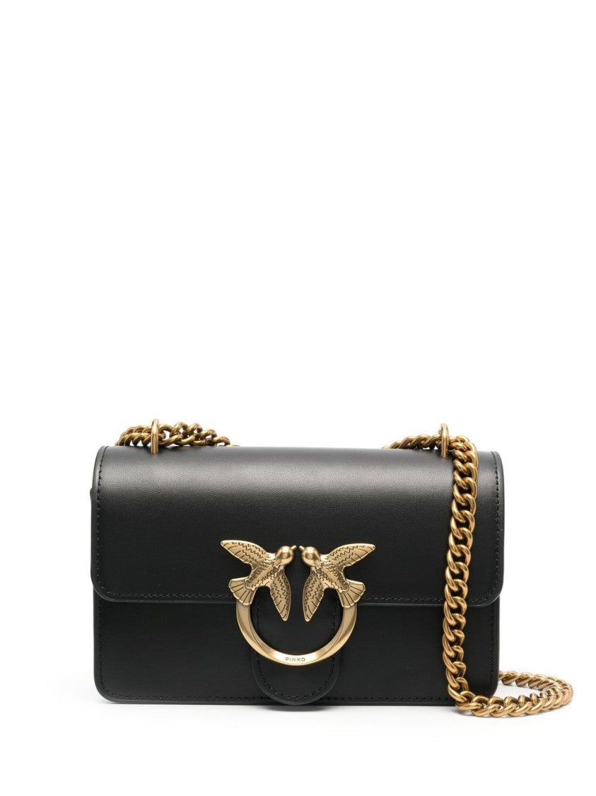Pinko Shoulder Bag With Structured Silhouette And Bird Clasp