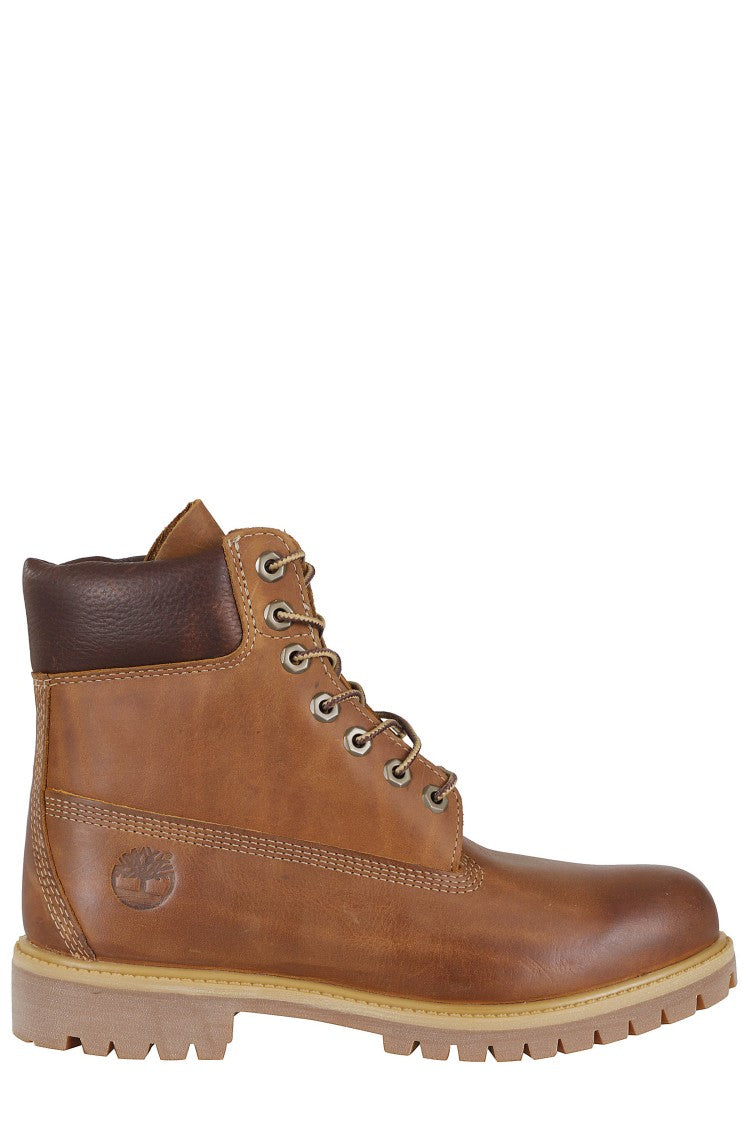Timberland Water-Resistant Leather Stivaletto With Padded Collar