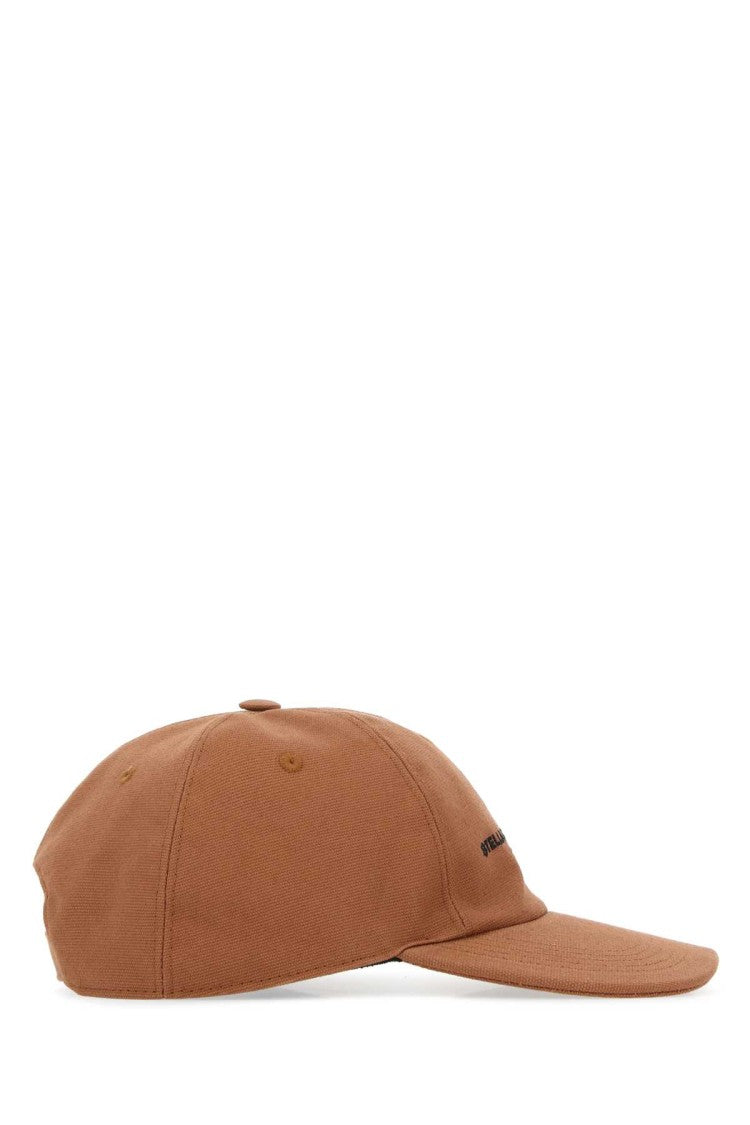 Stella Mccartney Caramel Cotton Blend Baseball Cap