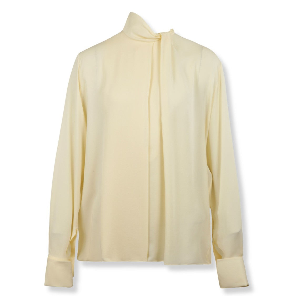 Tom Ford Washed Silk Georgette Draped Blouse