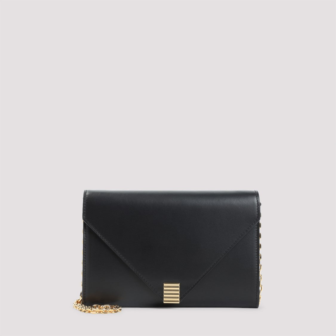 Lanvin Concerto Arpège Black Leather Chain Wallet