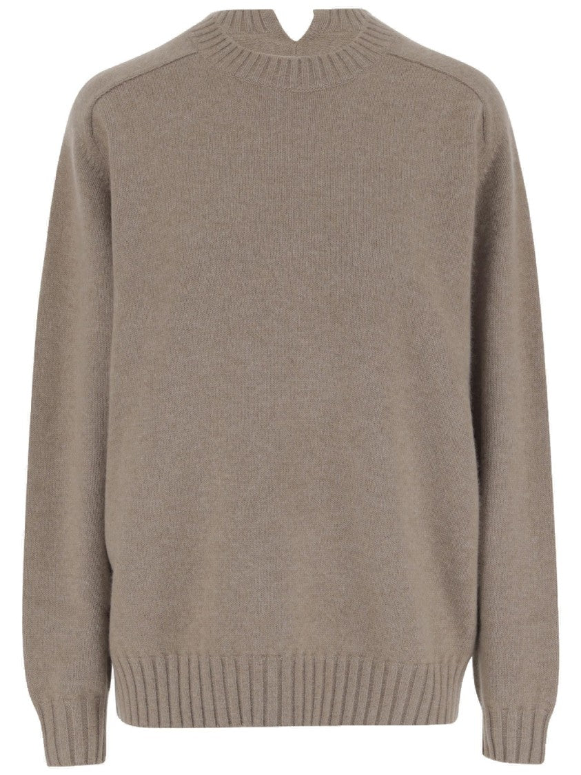 Carven Beige Cashmere Sweater