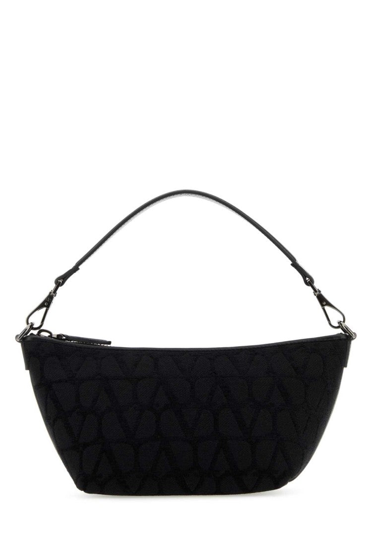 Valentino Garavani Toile Iconographe And Leather Handbag
