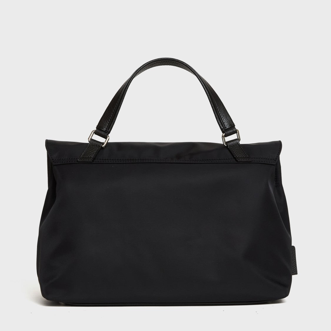 Zanellato Nikel Vitello Leather Medium Postina Handbag
