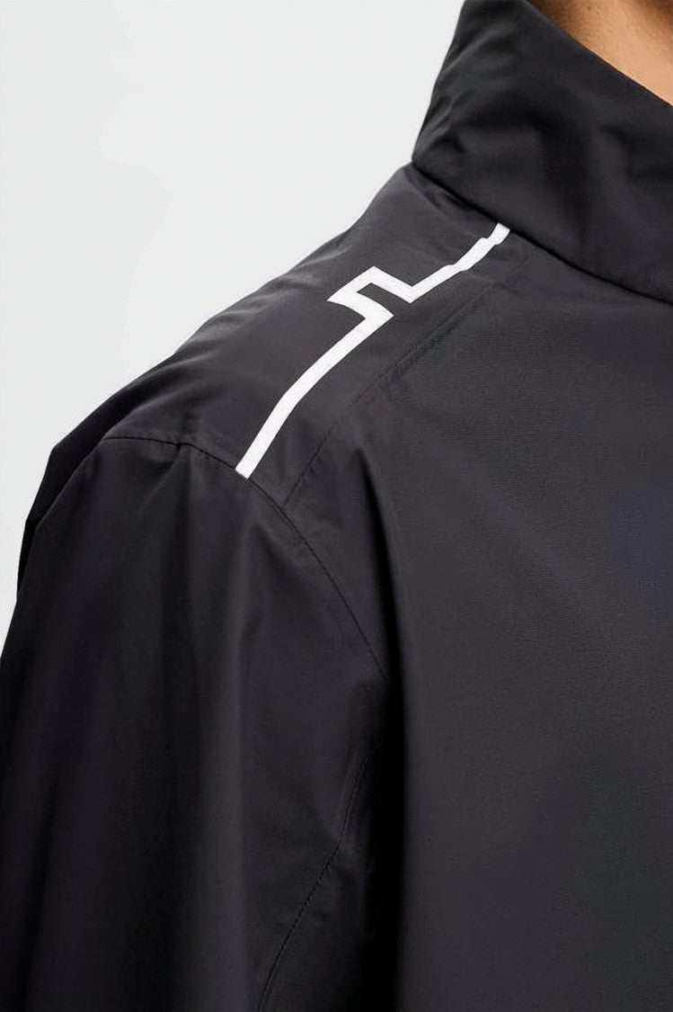 J Lindeberg Minimalist Zip-Up Jacket With Graphic Accents