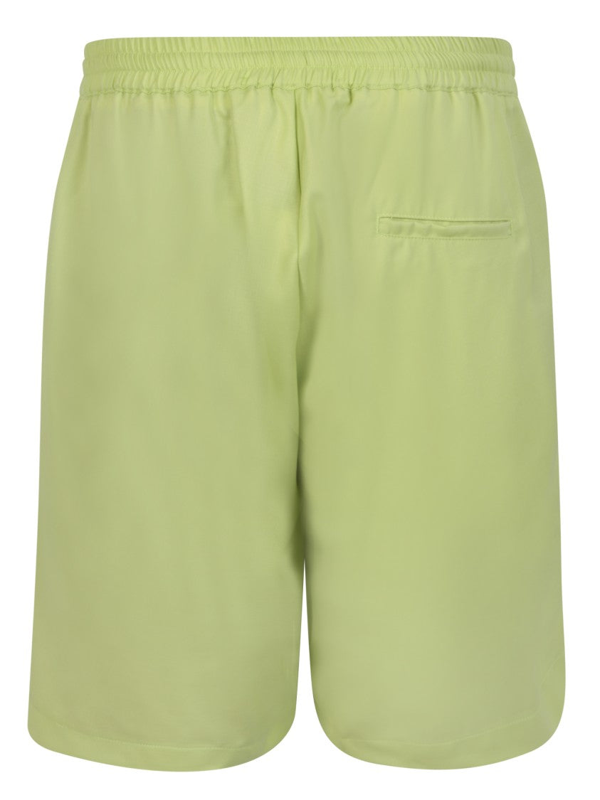 Bonsai Green Knee-Length Shorts