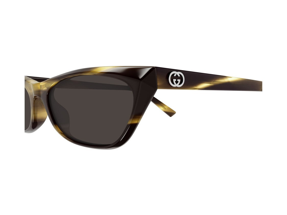 Gucci Tortoiseshell Gg2203s Bold Cat-Eye Sunglasses