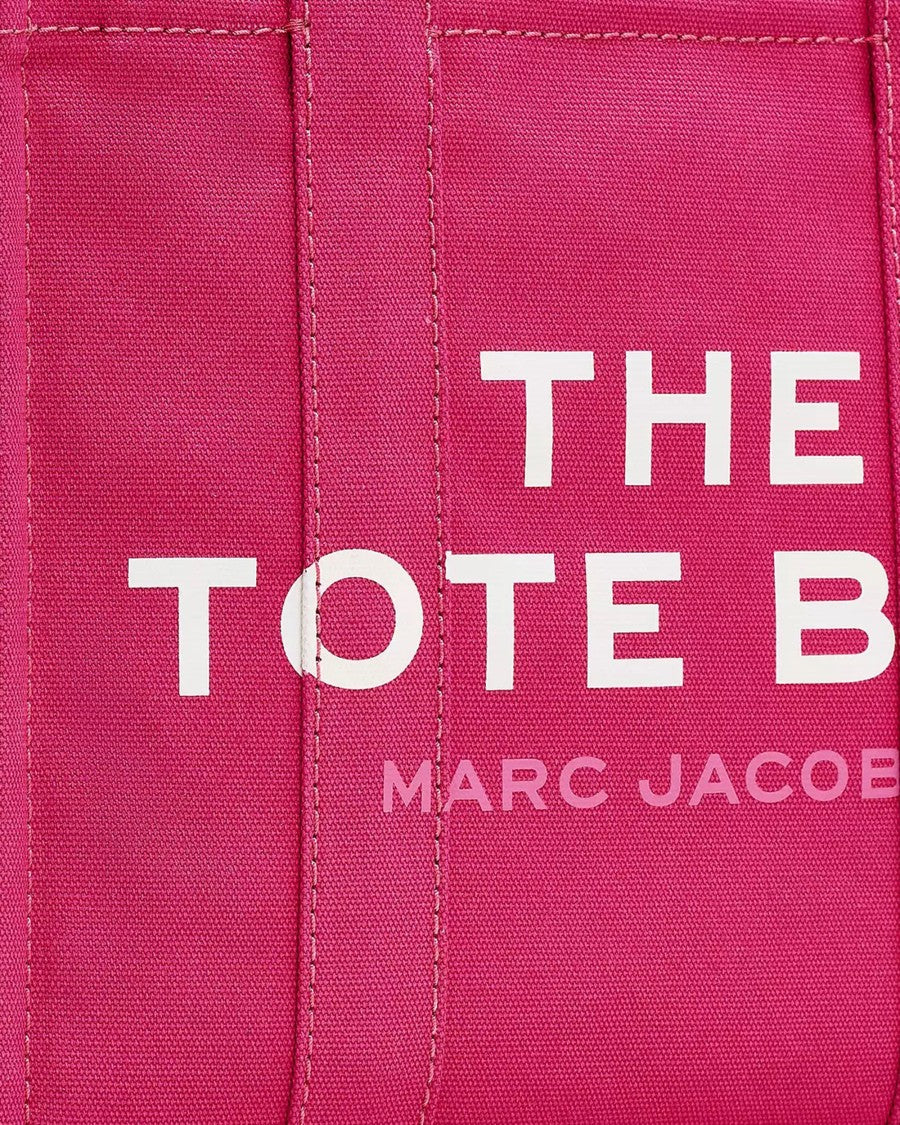 Marc Jacobs Textured Cotton Canvas Small Tote Bag