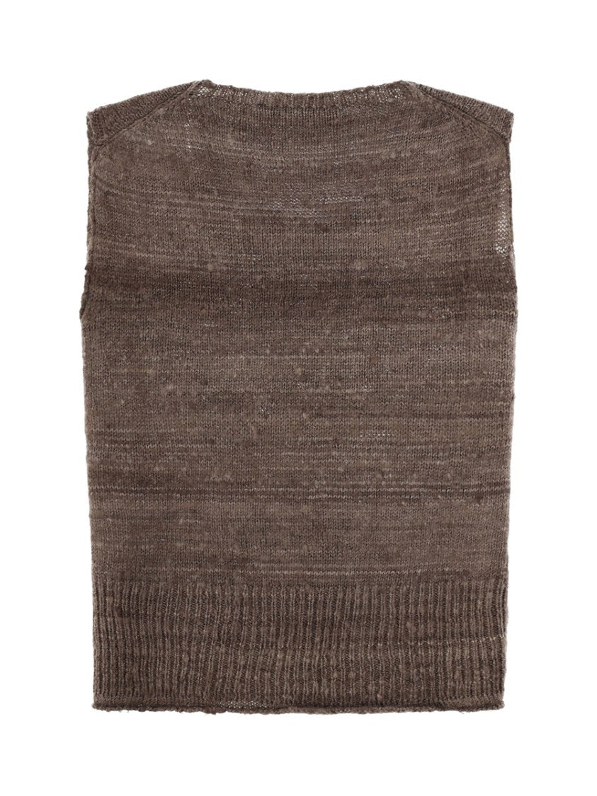 Our Legacy Pleaser Silk Textured Knit Tank Top
