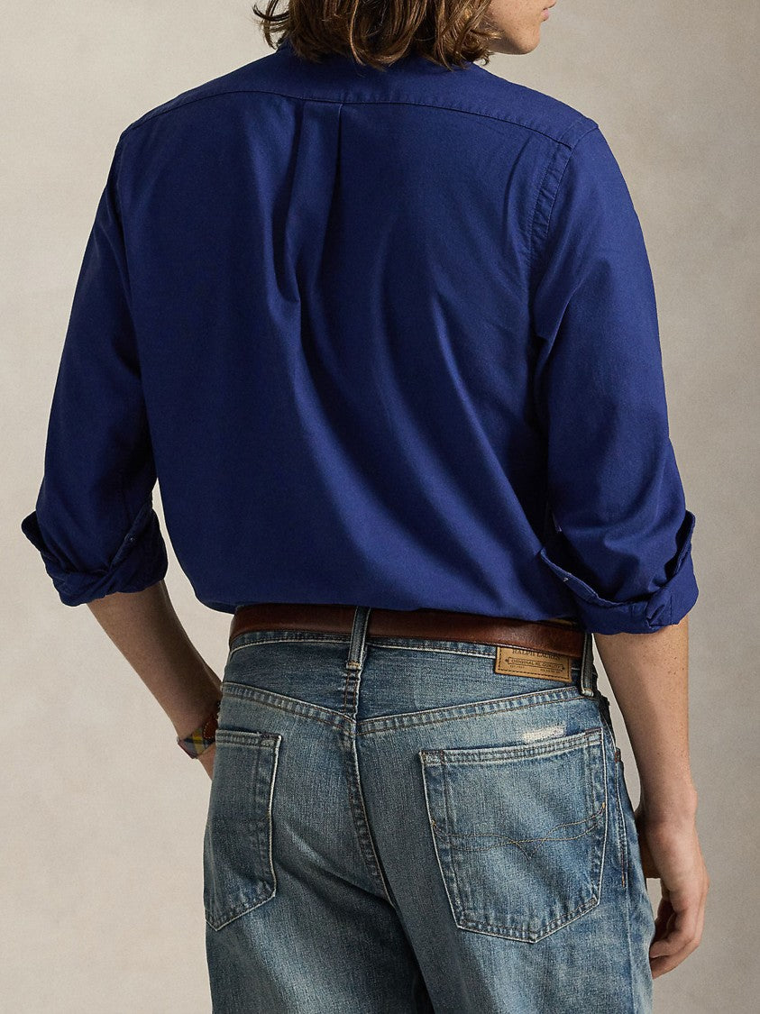 Polo Ralph Lauren Deep Blue Tailored Fit Pullover Shirt