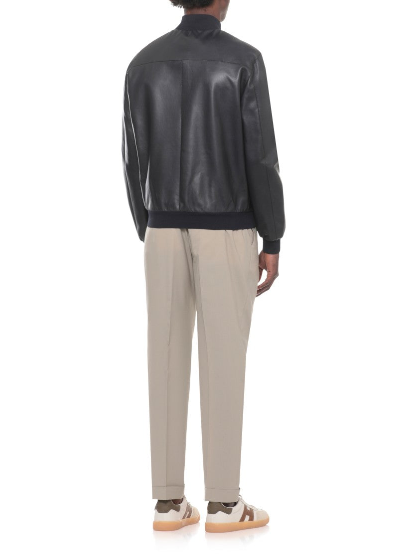 The Jack Leathers Black Derek Leather Jacket