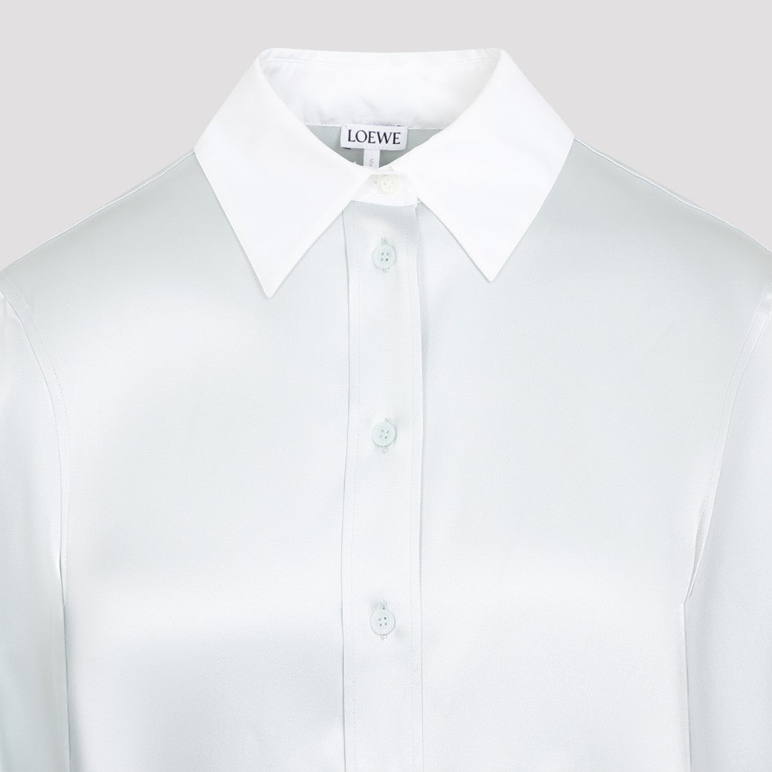 Loewe Light Blue Silk Shirt