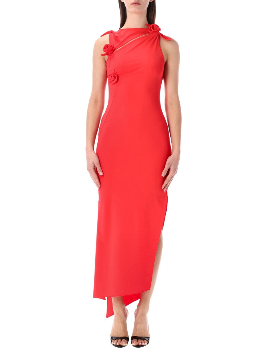 Coperni Asymmetric Flower Gown