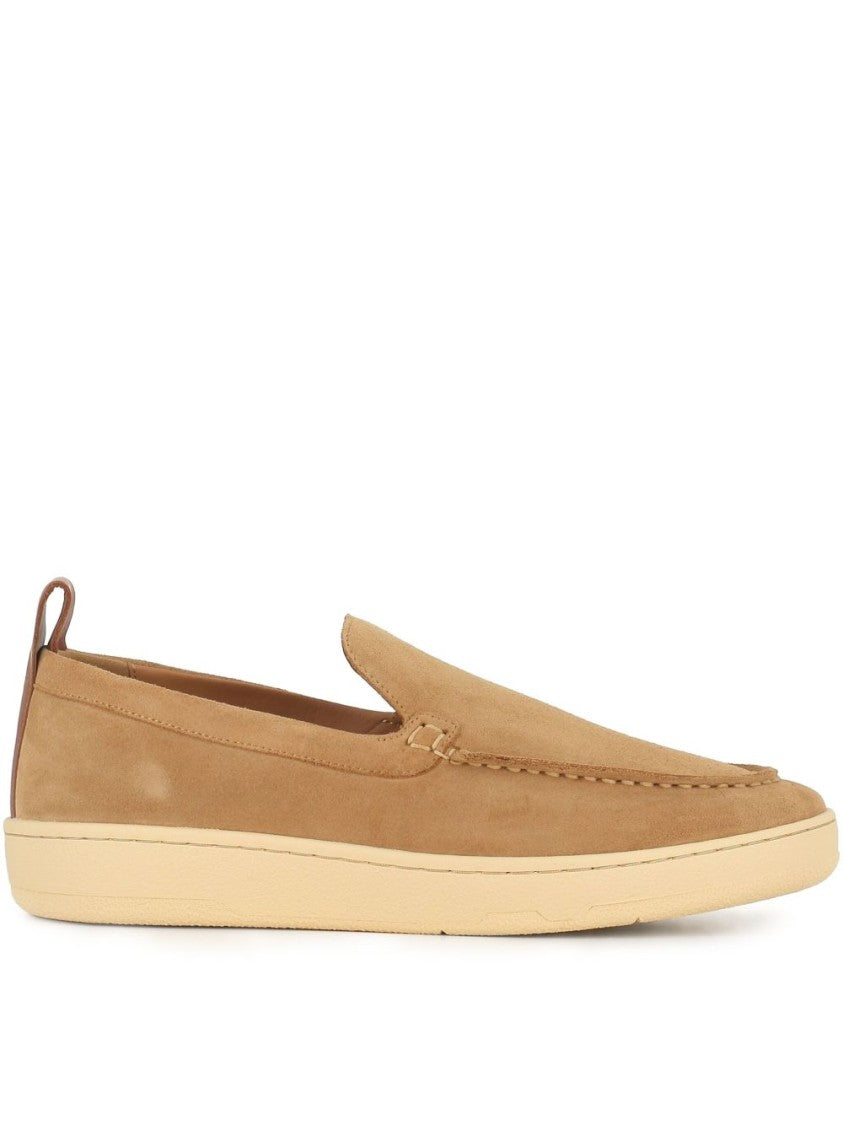 Lanvin Almond Toe Beige Slip-On Sandals