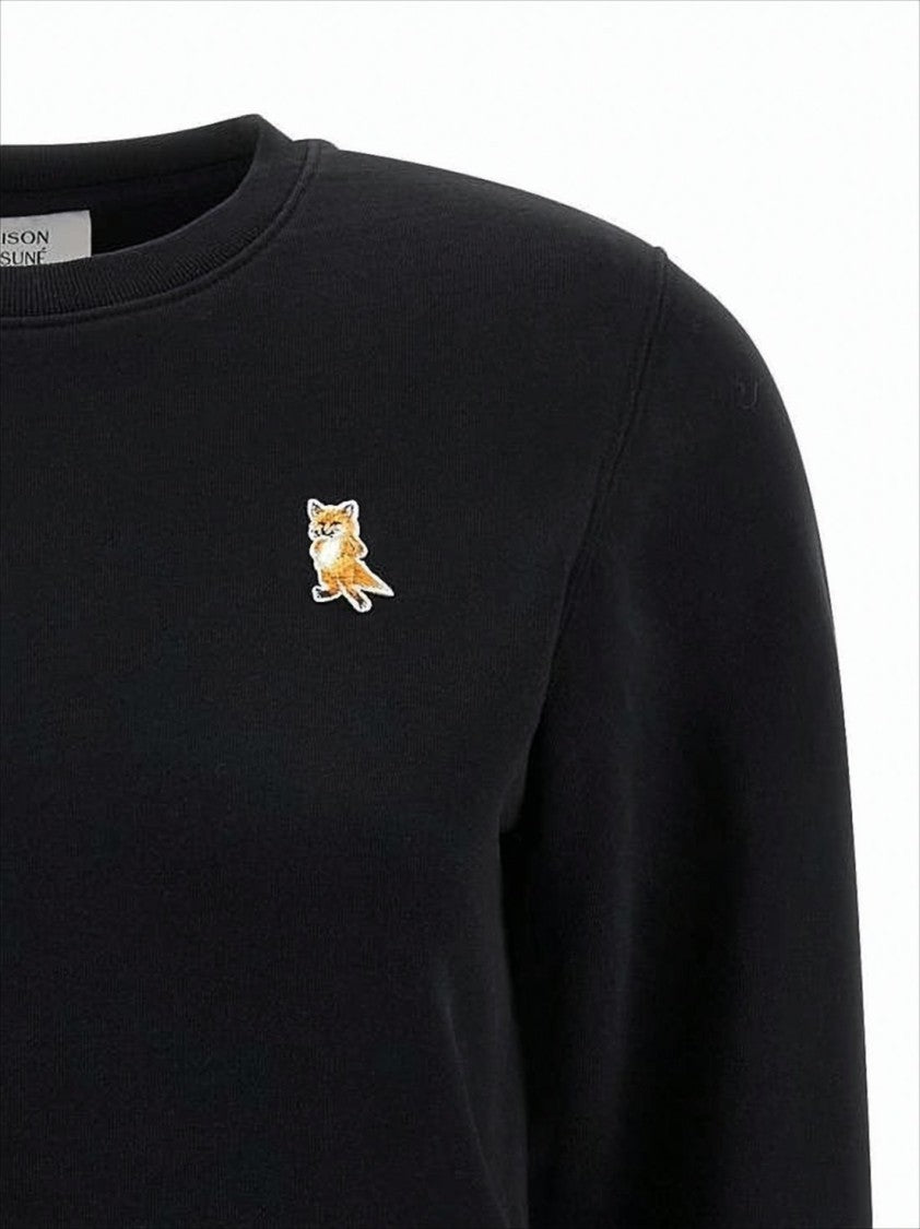 Maison Kitsuné Classic Crewneck Sweatshirt With Embroidered Fox Emblem