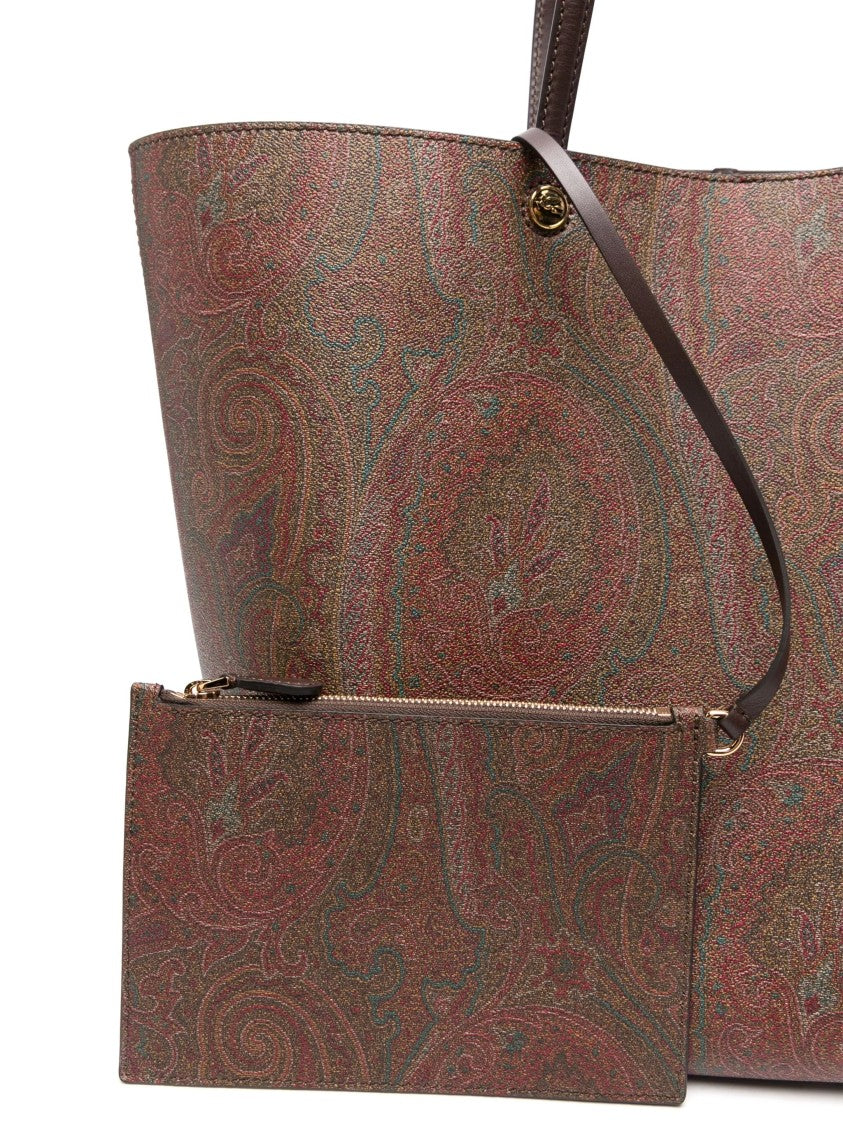 Etro Shopping Essential Xl Paisley Print Tote