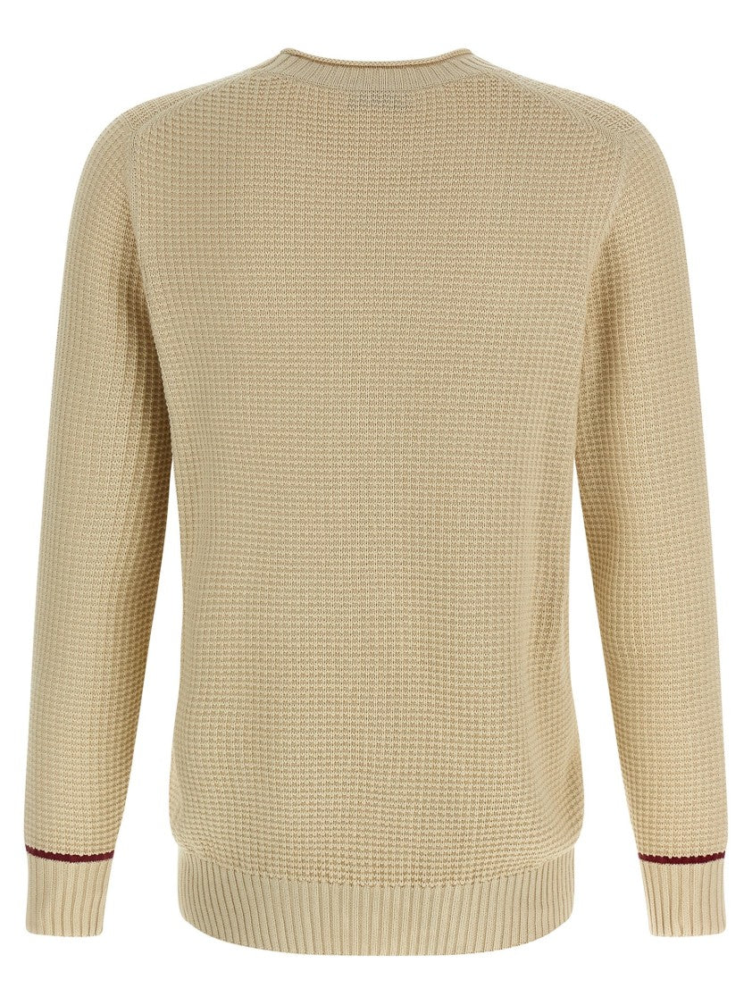 Brunello Cucinelli Waffle Stitch Cotton Sweater