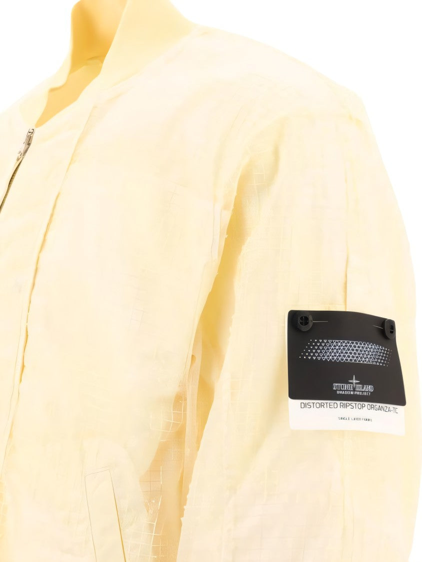 Stone Island Bomber Jacket With Subtle Texture