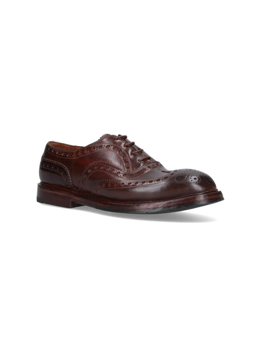 Premiata Brogue Derby Shoes – Brown