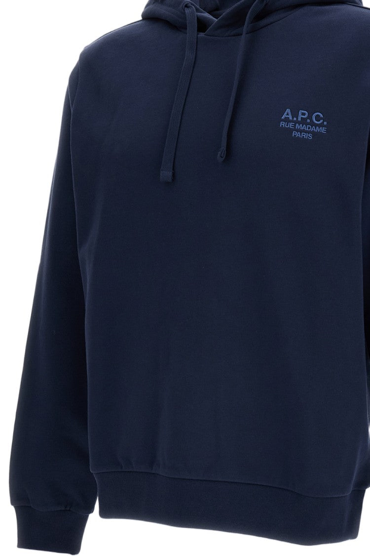 A.P.C. Blue Rue Madame Cotton Hoodie