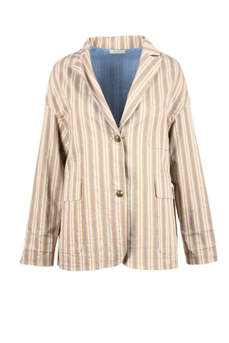 Balia 8.22 Silk Cotton Jacket - Beige/Heavenly