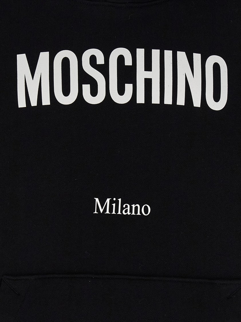 Moschino Logo Print Hoodie