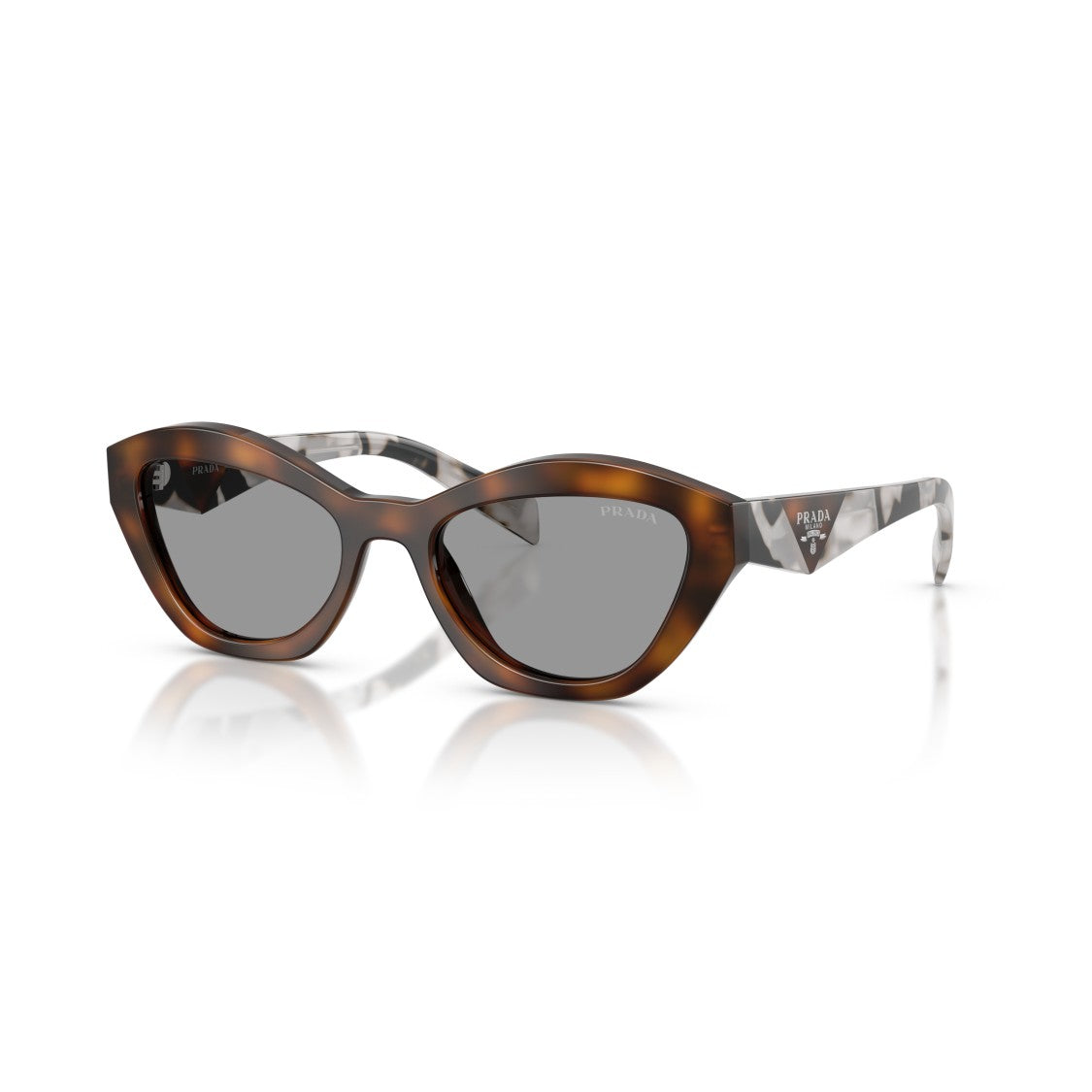 Prada 0Pr A02s Cat-Eye Tortoiseshell Sunglasses