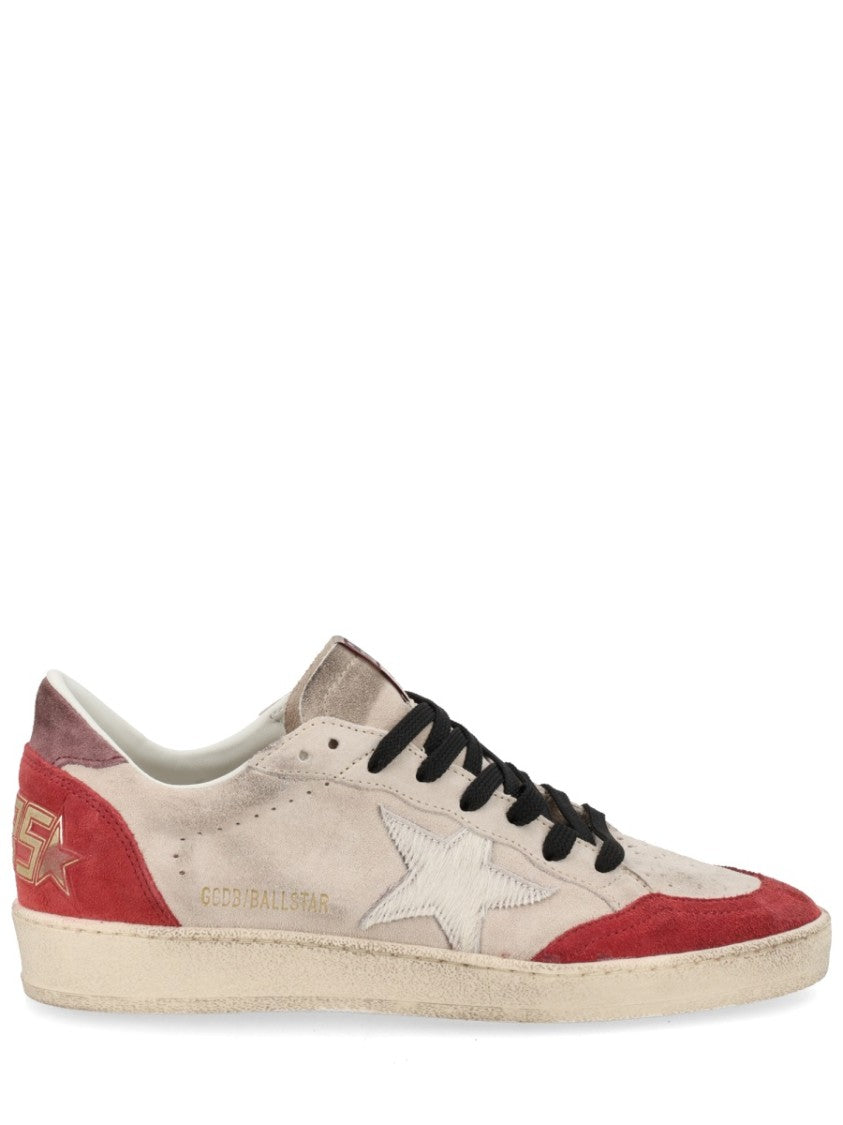 Golden Goose Ball Star Cow Leather Overlays Sneakers