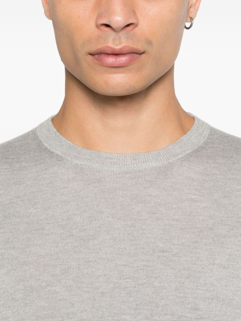 Alpha Studio Fine Knit Silk And Cashmere Sweater