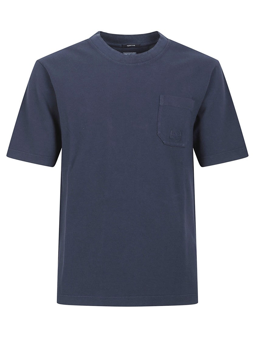 C.P. Company Crew Neck Short-Sleeve T-Shirt With Minimalist Design