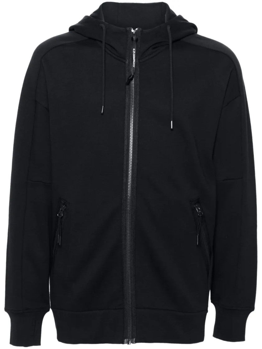 C.P. Company Relaxed Fit Hooded Open Sweater